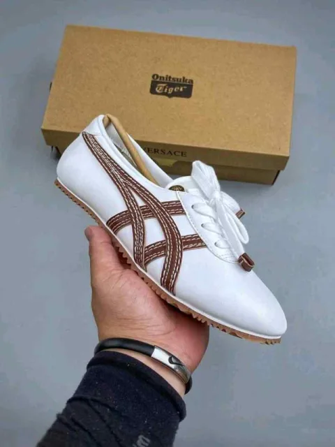 Versacce x Onitsukka Tiger Tai-Chi Sakura White