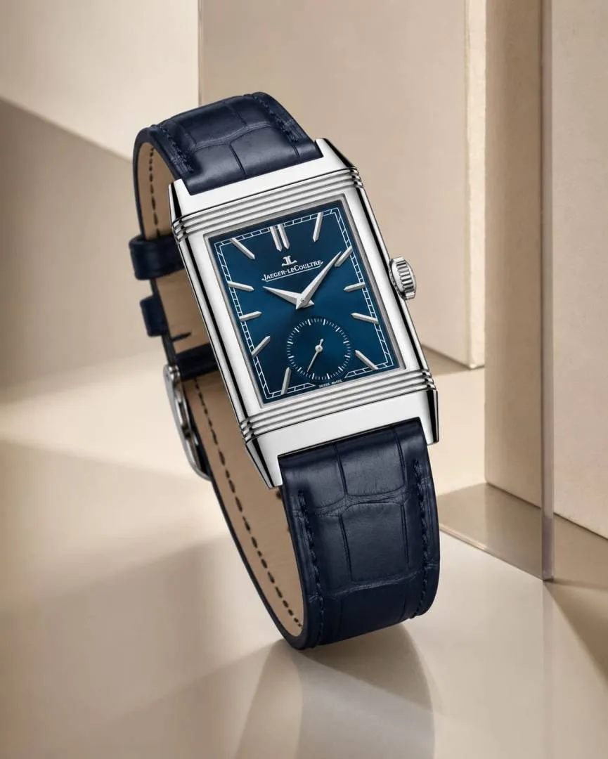 Jaegar-Le Coultre Reverso Tribute Duoface Small Seconds blue silver blue