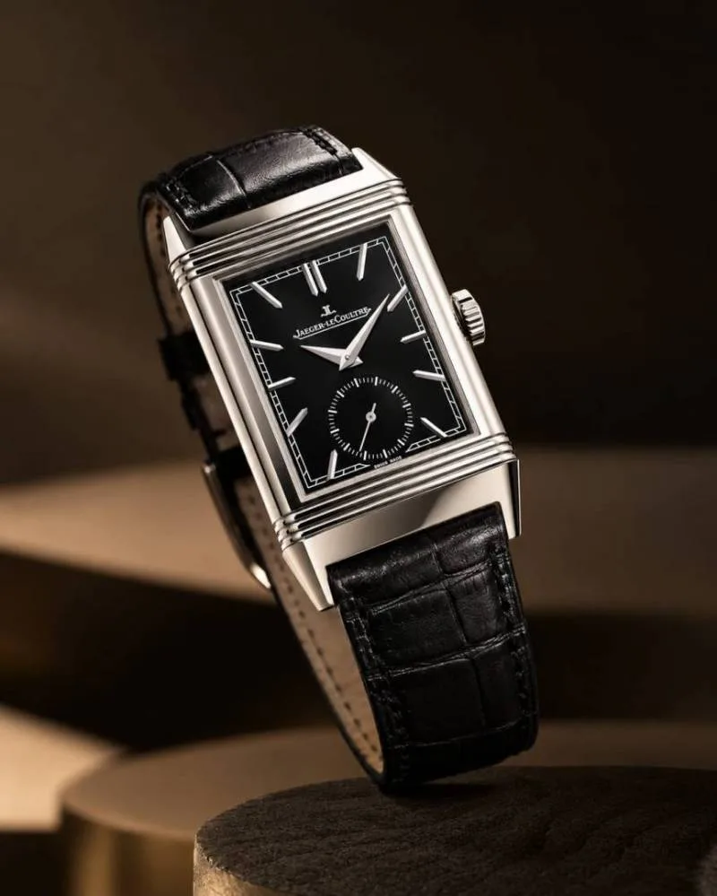 Jaegar-Le Coultre Reverso Tribute Duoface Small Seconds black silver Black