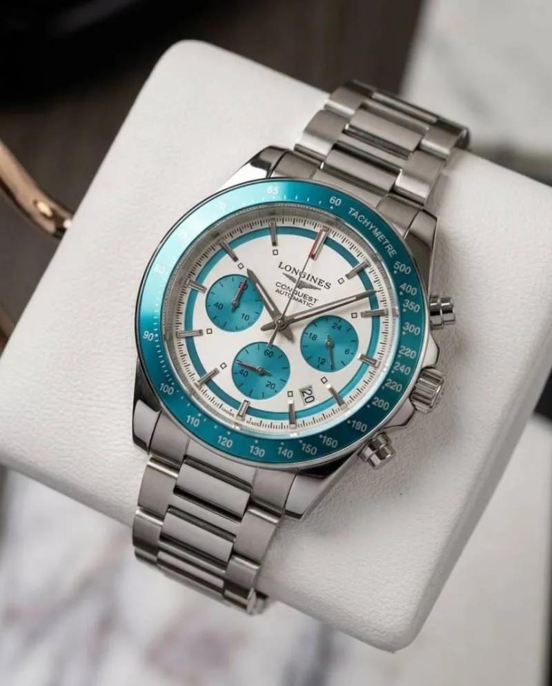 Longinez Conquest Chronograph Black