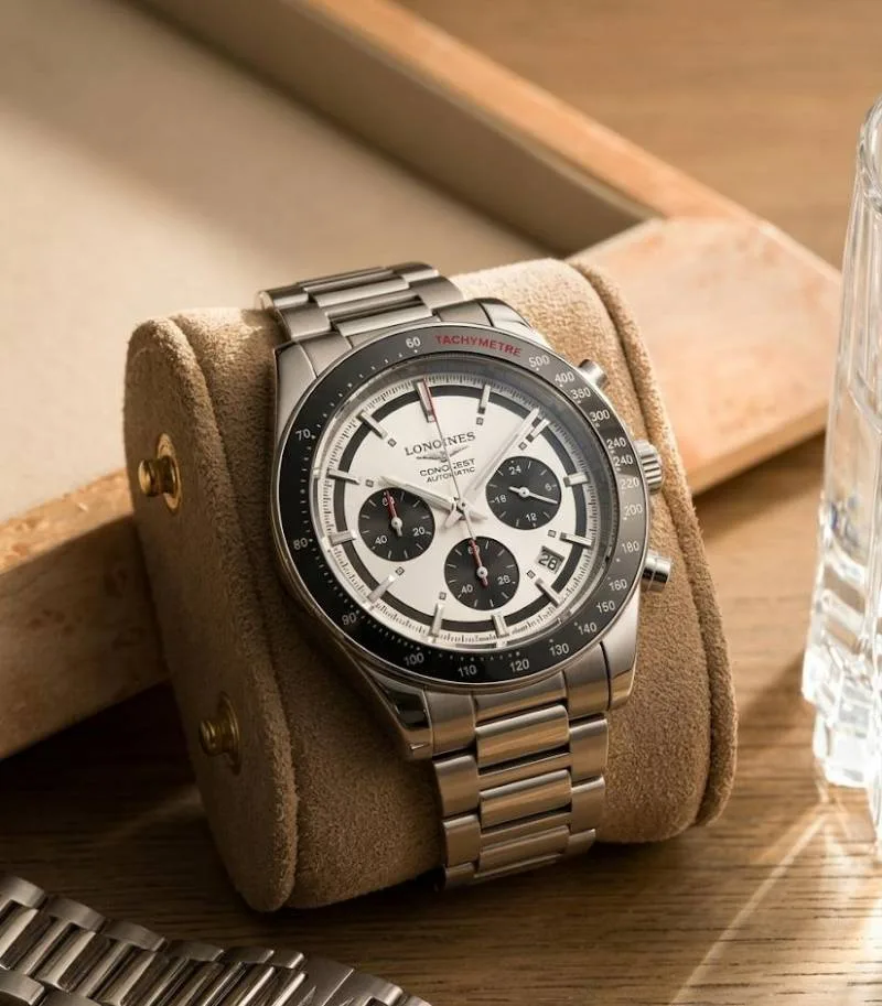 Longinez Conquest Chronograph Black