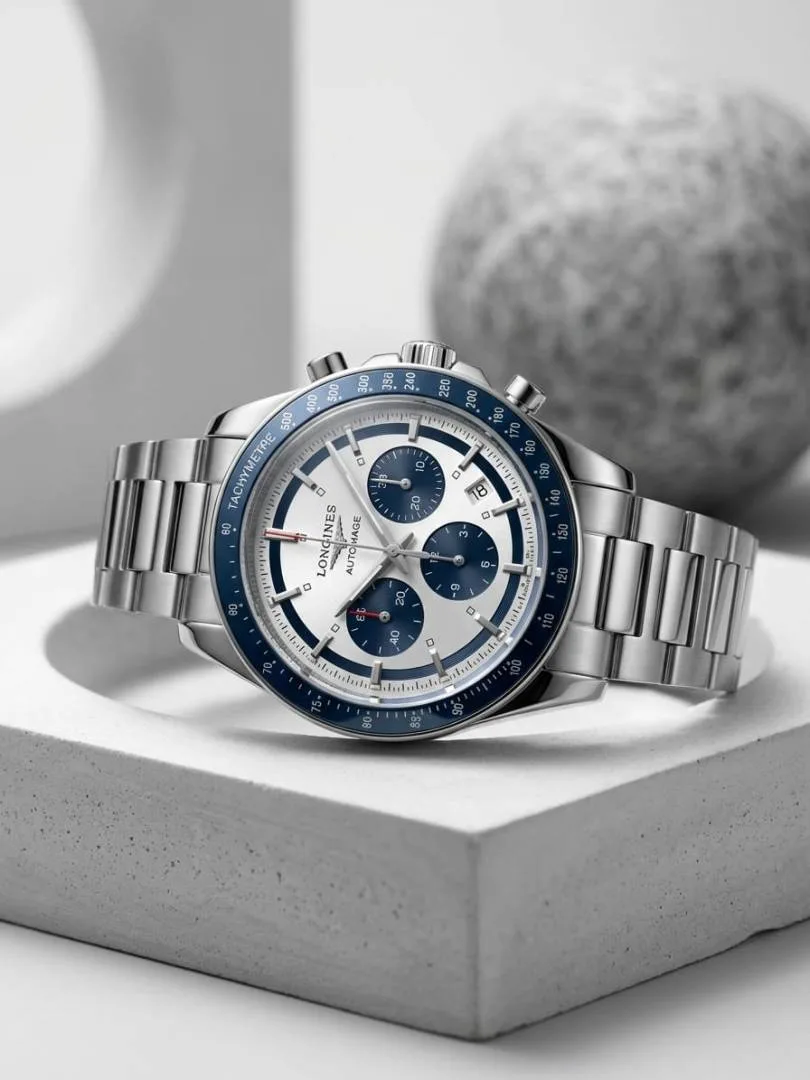 Longinez Conquest Chronograph Blue