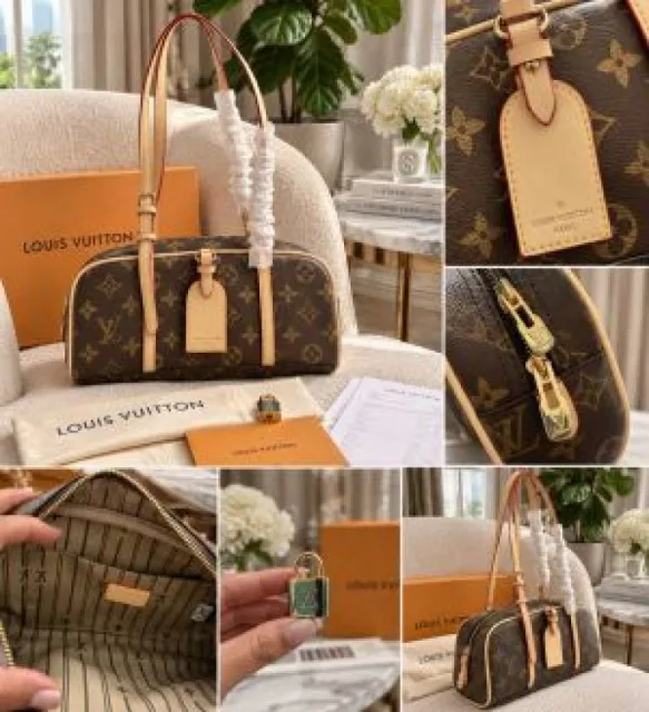 LOIUS VUTTON ON BOWLING MONOGRAM HANDBAG WITH BOX 5292