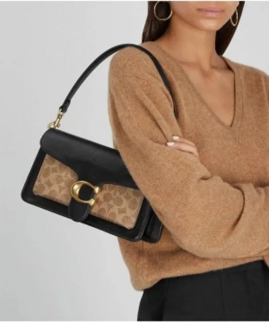 Coac Tabby SIG CC 26 leather shoulder bag with box 894