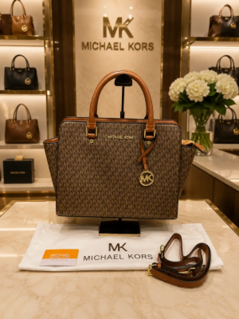Micheal kors Yenna Medium Satchel Bag With DustCover 6371