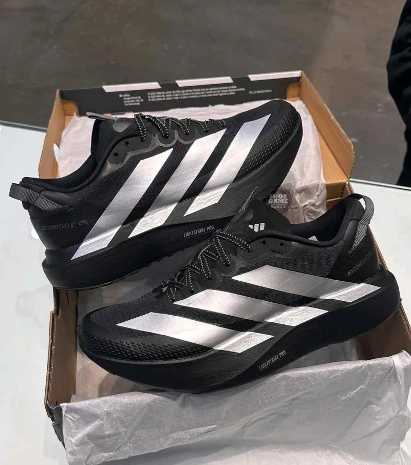 Adiddass Adizero Evo SL ATR Black Silver Metallic