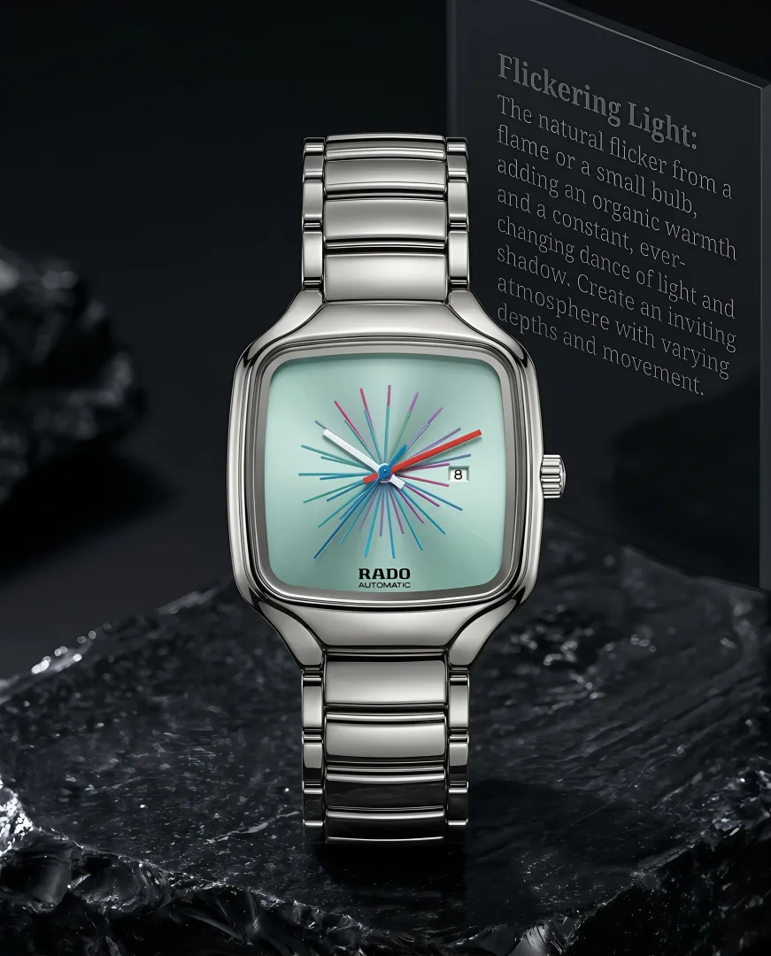 Raado True Square Over the Abyss Silver-SkyBlue