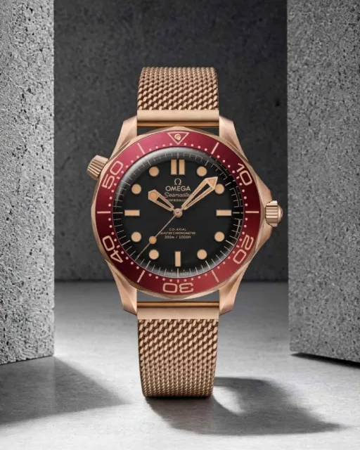 Omegg_a Seamaster Diver 300M Automatic copper