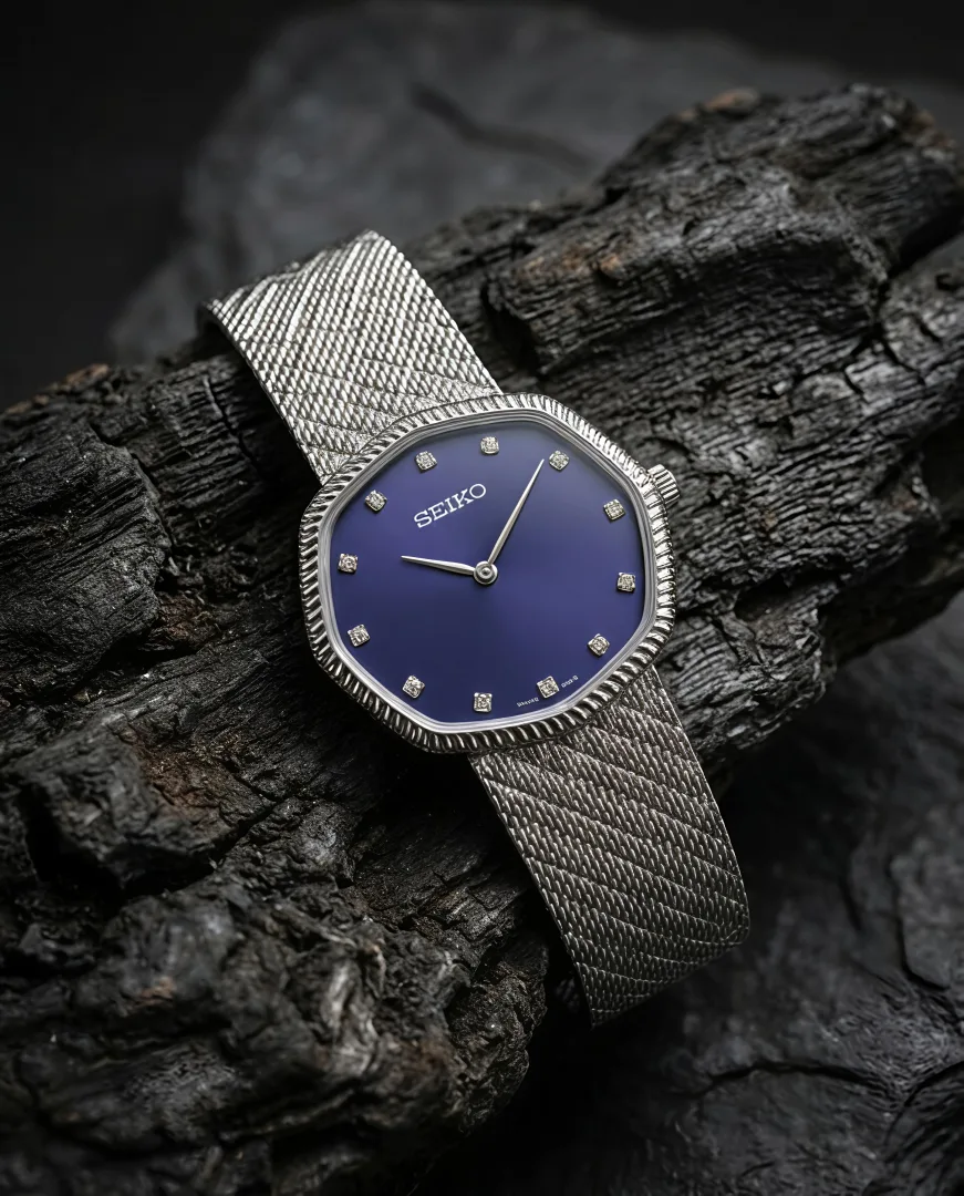 Seiko Slim Unisex Silver Blue