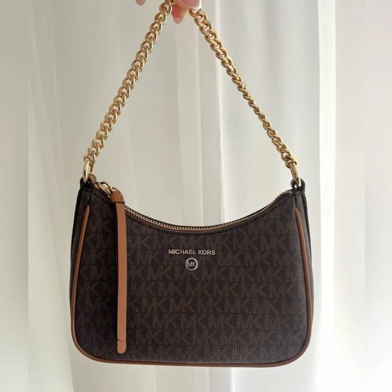 Michaeel Kors Jet Set charm Hobo bag with Ogbox Dustbag long belt etc