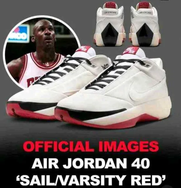Air Jordan 40 Chicago SAIL VARSITY RED 209