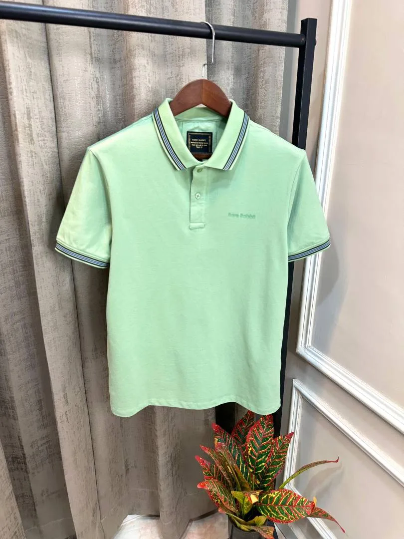 Rar_e Rabbit Sage Green Premium Imported Classic Polo T-Shirt(1472)