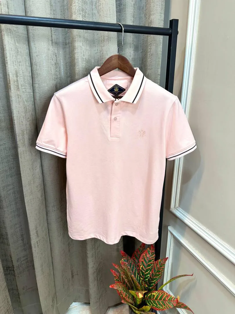 Rar_e Rabbit Pink Premium Imported Classic Polo T-Shirt(1470)