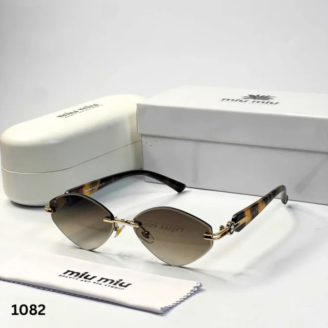 Miu miu 1082 gold brown