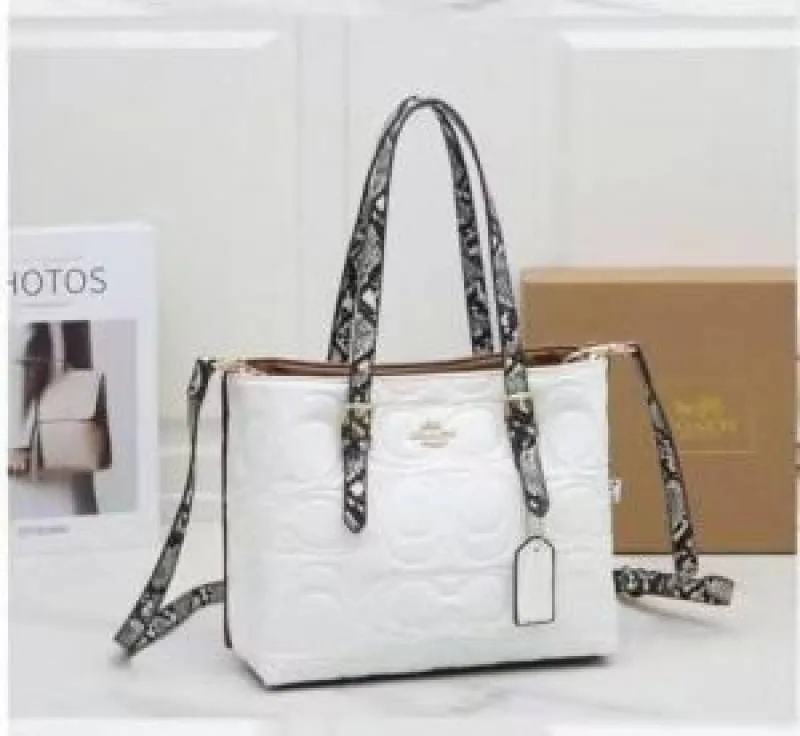 Coatch Maggie Pebbled Leather Top Handle Crossbody Bag With Magnetic Box Including 5060