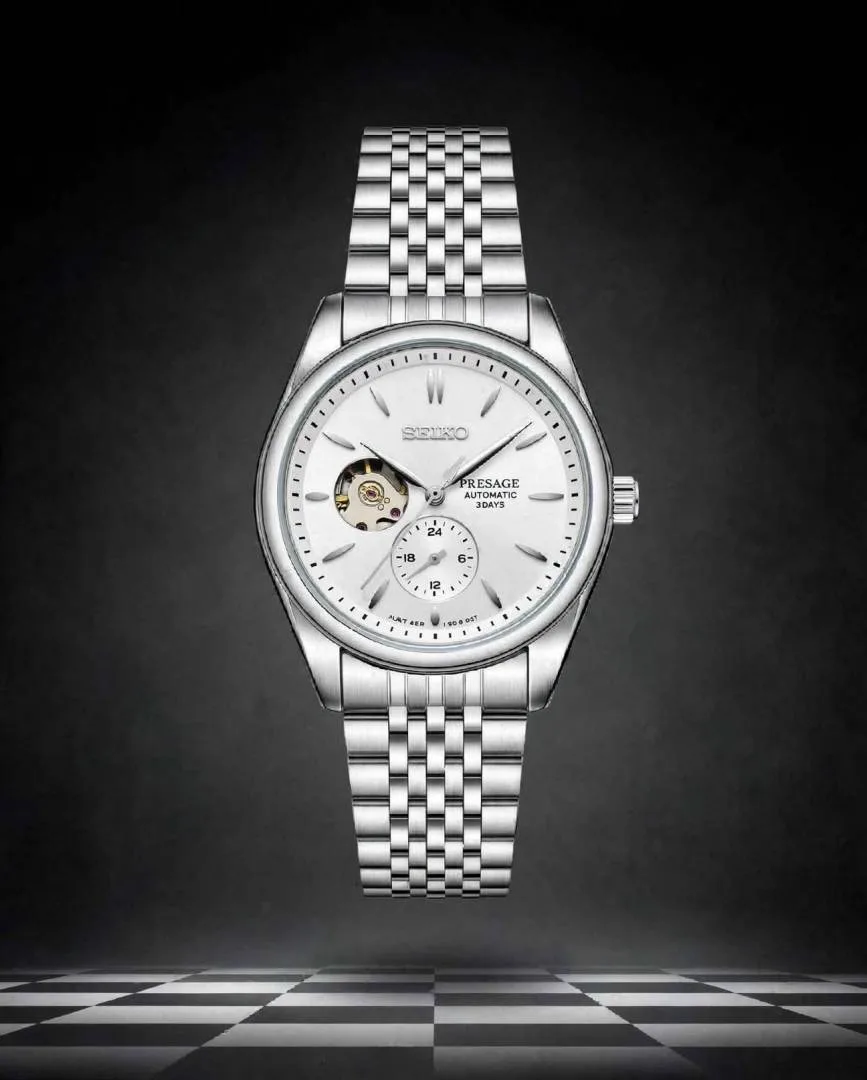 Seiko presage SPB471 Automatic silver White