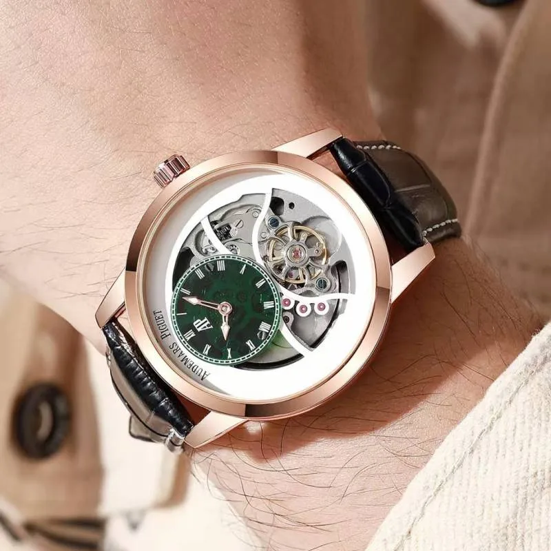 Audemar piguet skeleton Automatic black copper green