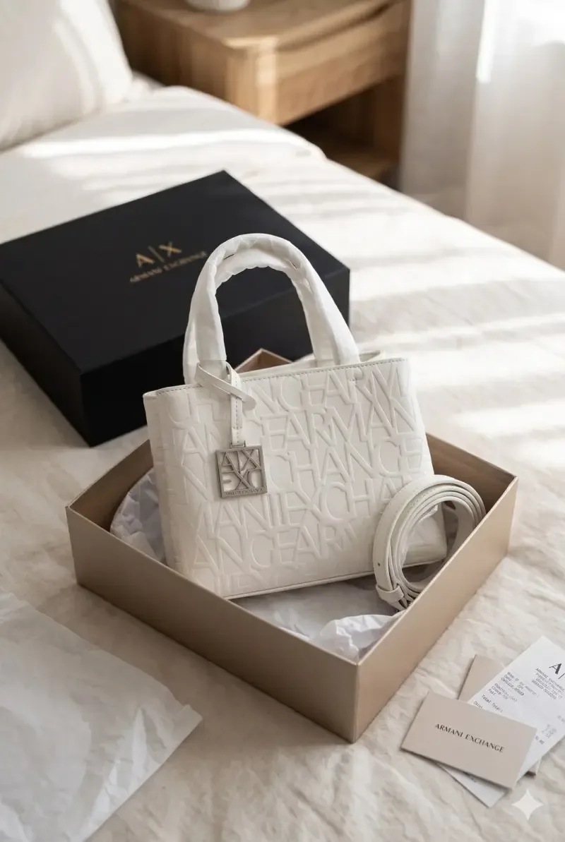 Arrwa%! exchage_ Susy All-Over Logo Print Shopping Bag with box premium quality 6937