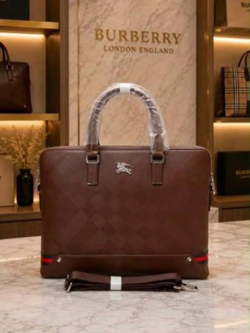 Burbery Polished Premium Quality Laptop Bag 5036