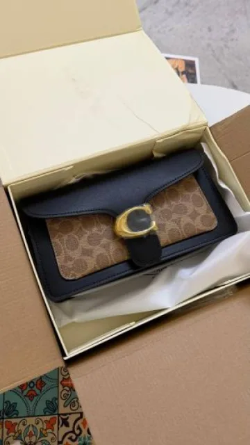 Coac tabby sig cc 26 leather shoulder bag dubble box 6224