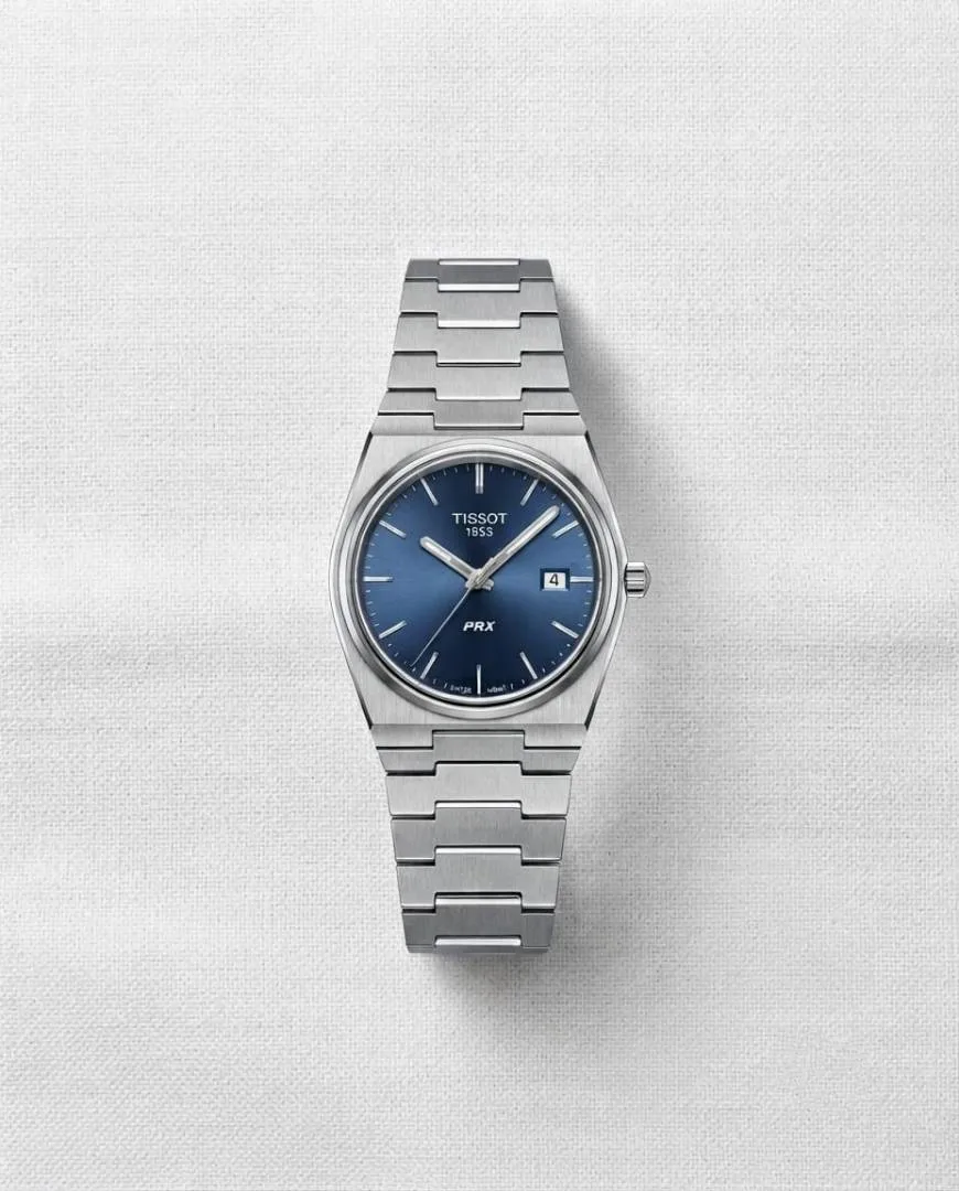 Tissoo_t 1853 PRX Silver Blue Dial