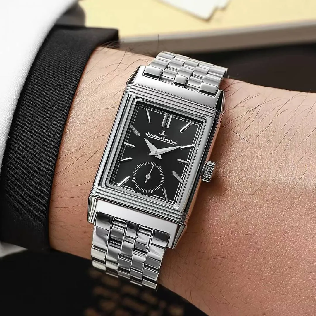 Jaegar-Le Coultre Reverso Tribute Small Seconds Metal silver Black