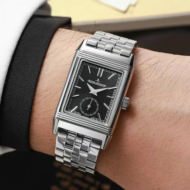 Jaegar-Le Coultre Reverso Tribute Small Seconds Metal silver Black