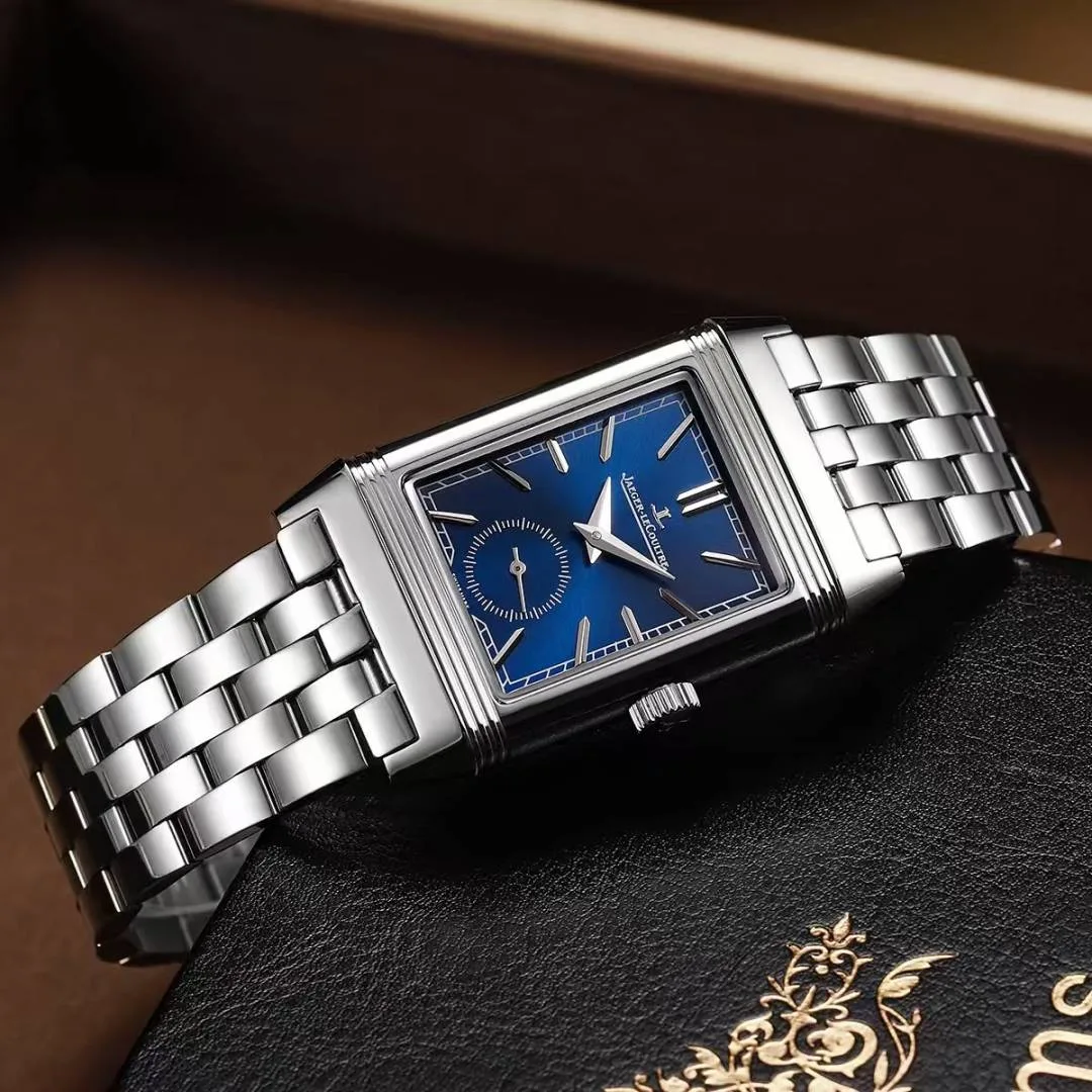 Jaegar-Le Coultre Reverso Tribute Small Seconds Metal silver blue