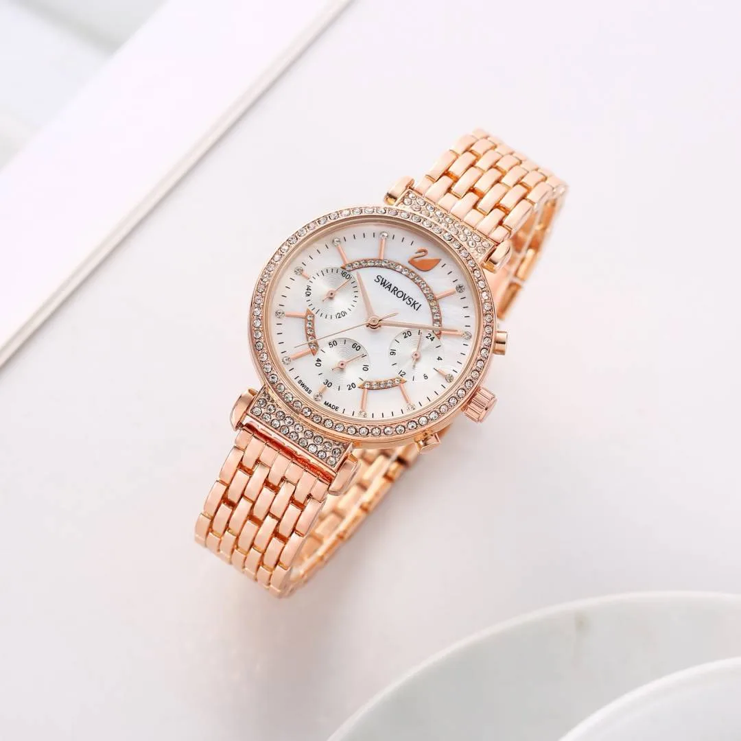 Swarovskk_i Passage Chronograph Copper-White