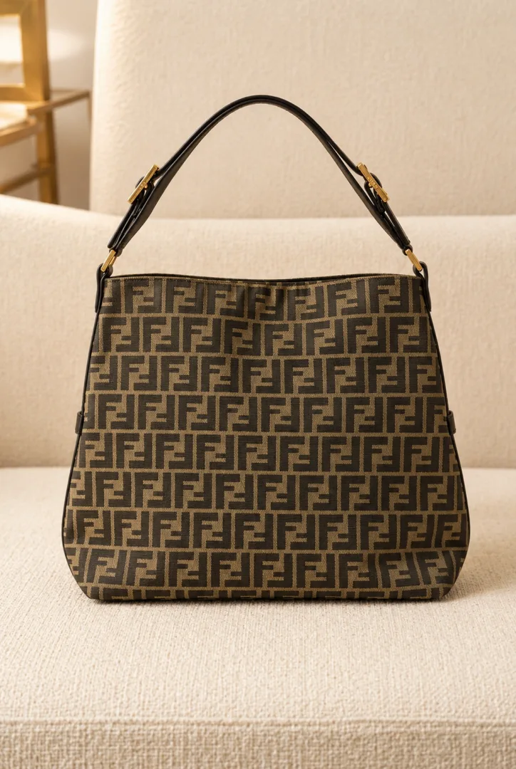 FENDY HOBO TOTE BAG WITH DUST BAG 6864