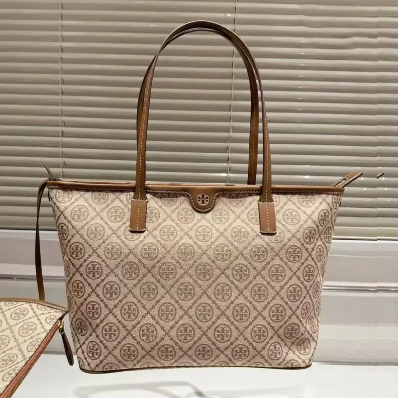 Tory_ jacquard tote bag with Dust Cover premium quality