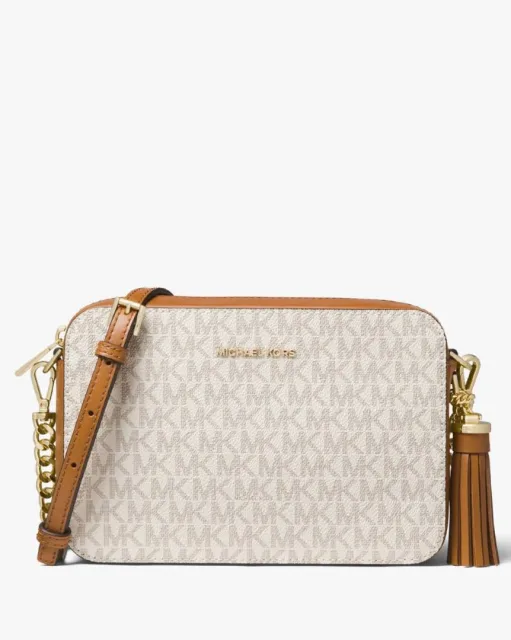 Michaeel Kors Mk Jet Set Crossbody Camera bag With Ogbox Dustbag Tags Etc Model no 717