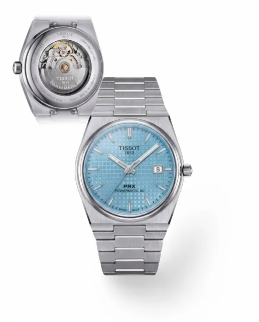 Tissoo_t 1853 Prx Automatic Top Quality Silver-SkyBlue