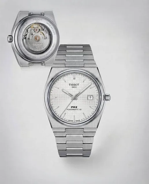 Tissoo_t 1853 Prx Automatic Top Quality silver white