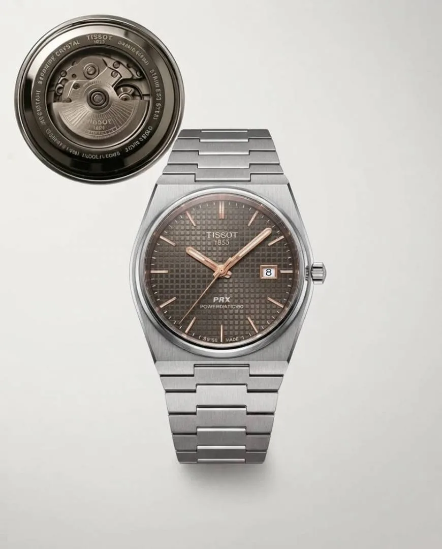 Tisot 1853 Prx Automatic Top Quality silver gray