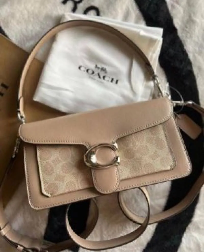 Coac Tabby 26 Shoulder Bag& Dust Bag (Beige Cream) 5228