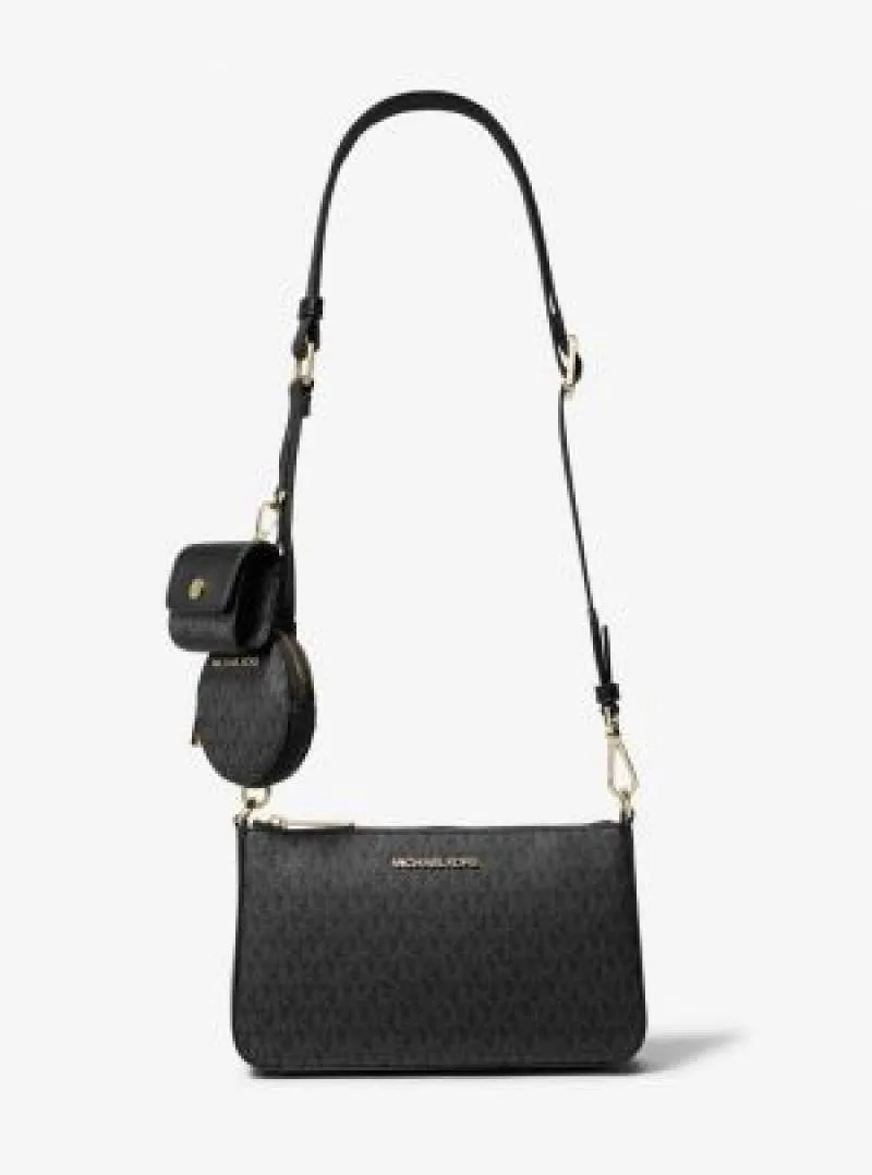 Michael kor Jet Set Charm Small Logo Pochette Bag ( Box Dust Bag) 6742