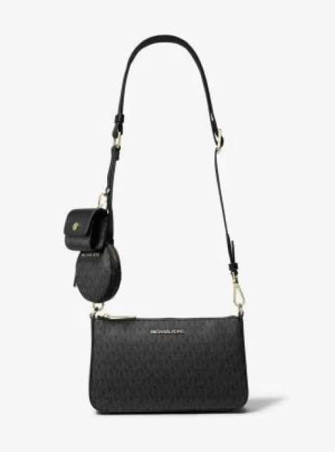 Michael kor Jet Set Charm Small Logo Pochette Bag ( Box Dust Bag) 6742