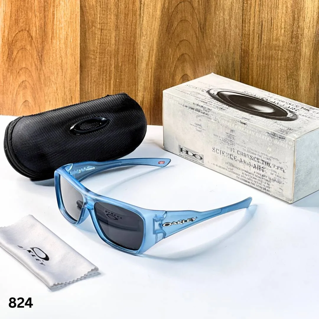 Oakle 824 matt blue black