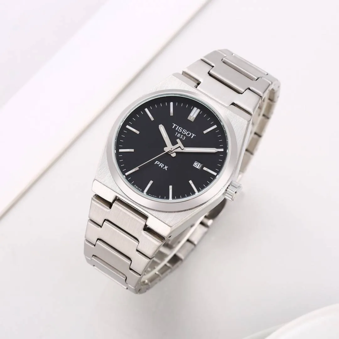 Tissoo_t 1853 Prx Silver-Black Plain
