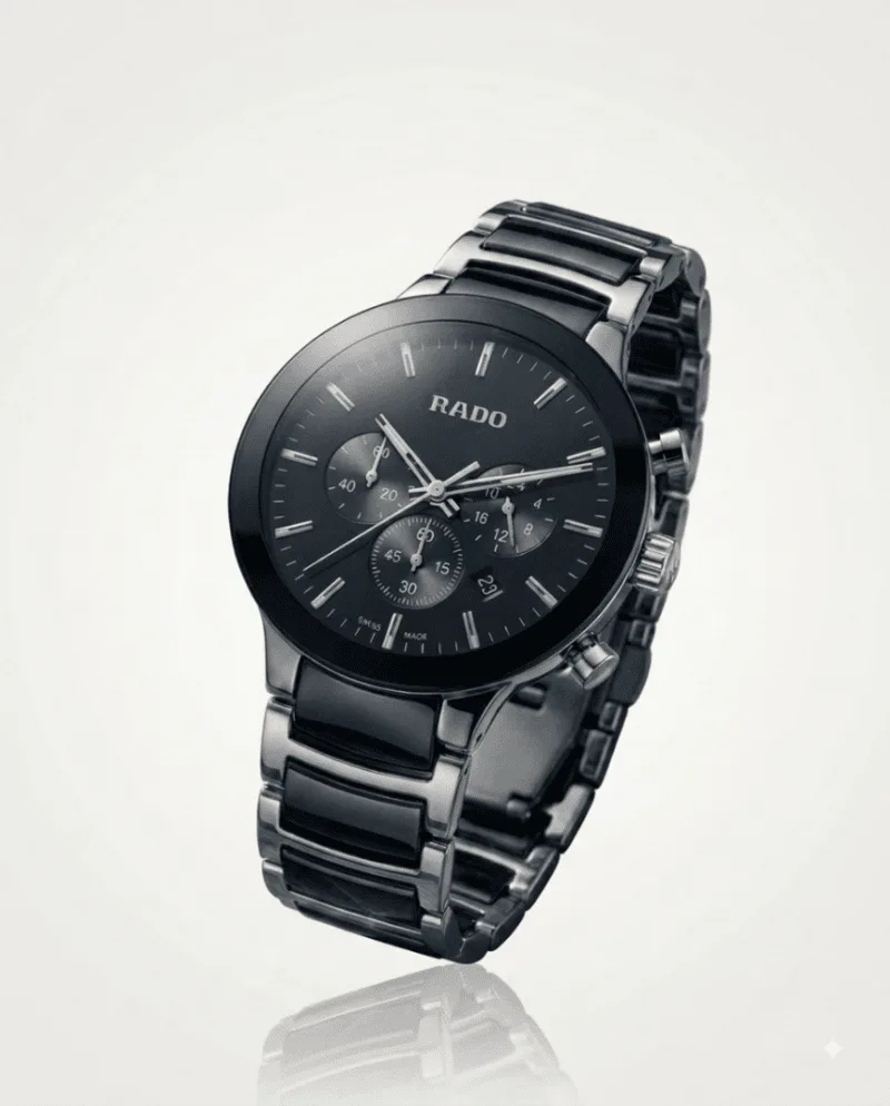 Radd_o centrix chronograph 2 ton Black silver