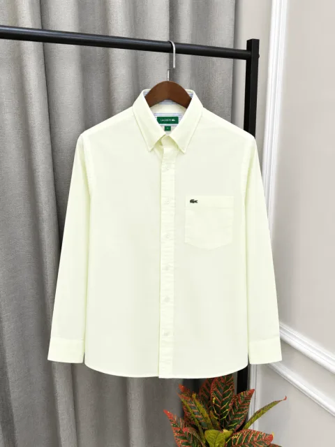 Lacost Yellow Premium Oxford Shirt(1567)