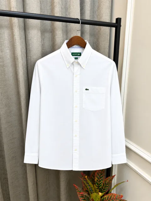 Lacost White Premium Oxford Shirt(1565)