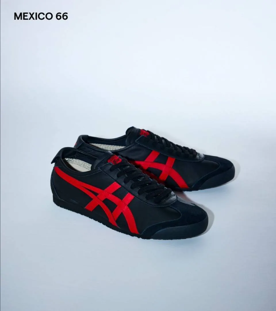 Onitsuk Tiger Mexico 66 Black Classic Red fix