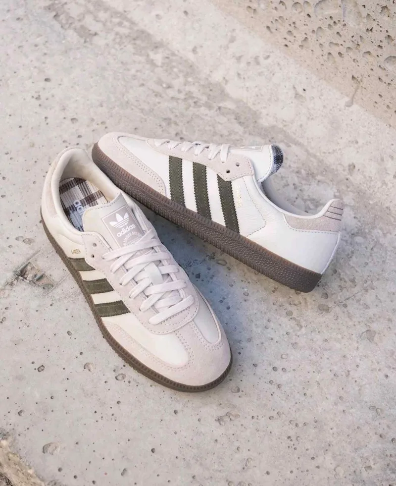 Addidas Samba OG Aluminum Dark Khaki women