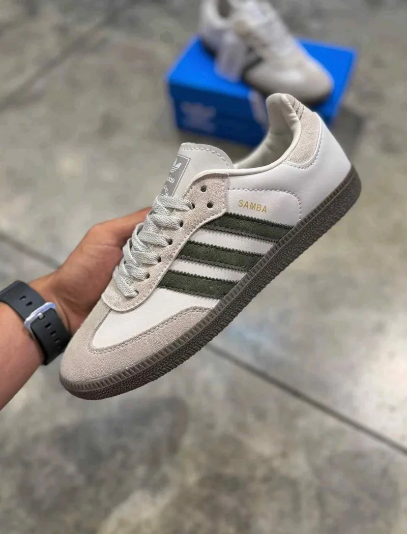Addidas Samba OG Aluminum Dark Khaki