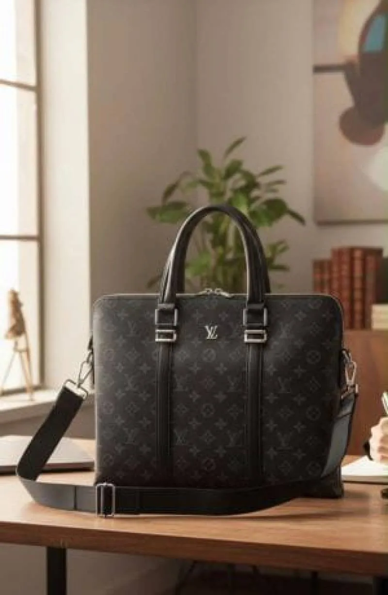 Loius Vutton Polished Premium Quality Laptop Bag 5038