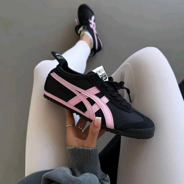 Onisuka Tigar x Patou Mexico 66 Black and Pink