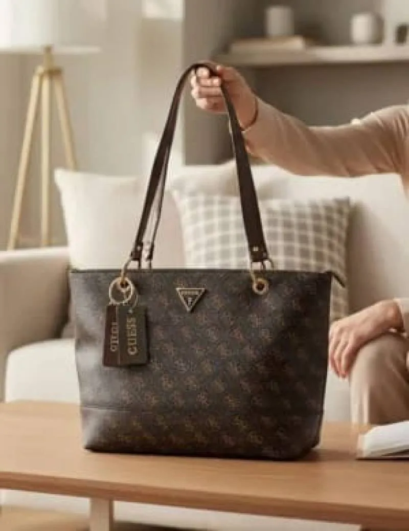 Guess_ Noelle Elite Small Elite Tote Bag with Dust Cover premium quality