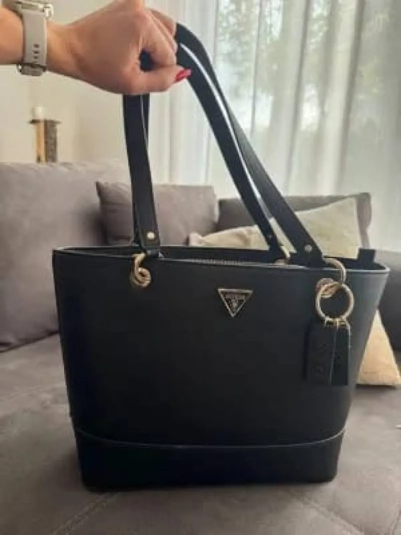 Guess_ Noelle Elite Small Elite Tote Bag with Dust Cover premium quality